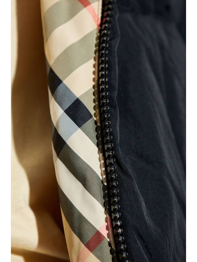 Check Reversible Down Padding Sand - BURBERRY - BALAAN 9