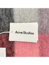 Check Mohair Muffler Mauve Bright pink - ACNE STUDIOS - BALAAN 5