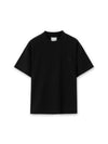 Swaying Flower Back Logo Short Sleeve T-Shirt Black - WOOYOUNGMI - BALAAN 1