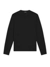 Crew Neck Wool Knit Top Black - THEORY - BALAAN 2