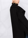 Signature Wool Cashmere Single Coat Black - TOTEME - BALAAN 4