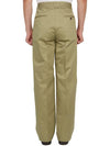 Men's Gabardine Cotton Straight Pants Beige - MAISON MARGIELA - BALAAN 5