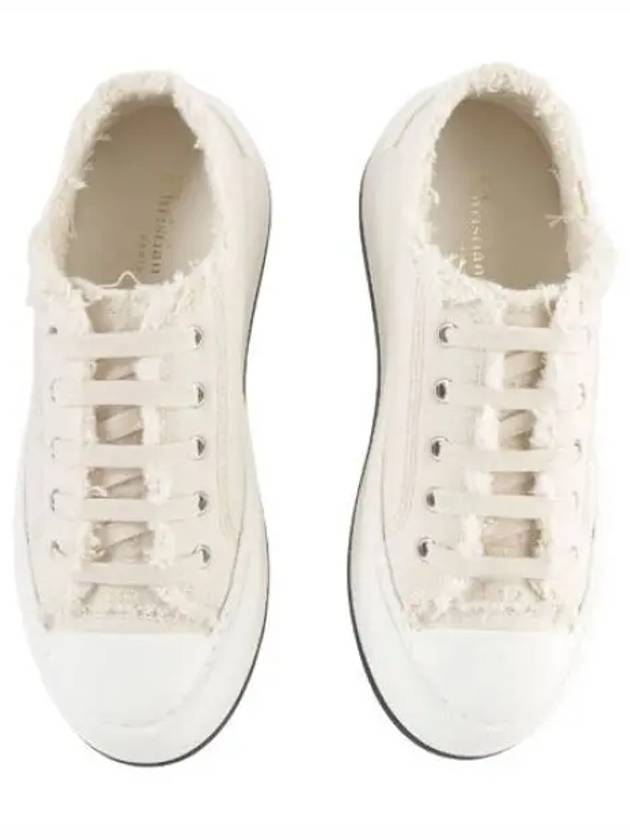 Walk'n Platform Cotton Canvas Low Top Sneakers Beige - DIOR - BALAAN 2