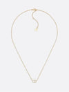 Claire D Rune White Crystal Necklace Gold - DIOR - BALAAN 3