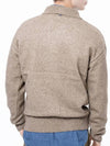 Men s M243TP08OT Dense Modal Open Collar Knit Oatmeal - CHANCE'S NOI - BALAAN 4