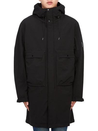 Shell-R Hooded Parka Black - CP COMPANY - BALAAN 2