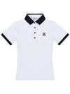 C23MTS021W Knit Point Polo T-Shirt White - CHUCUCHU - BALAAN 1