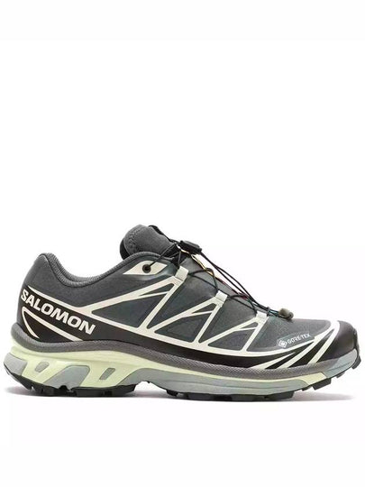 XT 6 GTX Low Top Sneakers Black Lime Cream - SALOMON - BALAAN 2