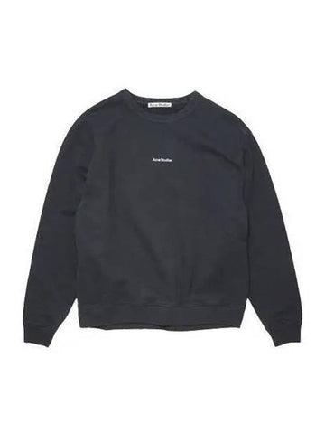 Women s Stamp Logo Sweatshirt Black AI0067 - ACNE STUDIOS - BALAAN 1