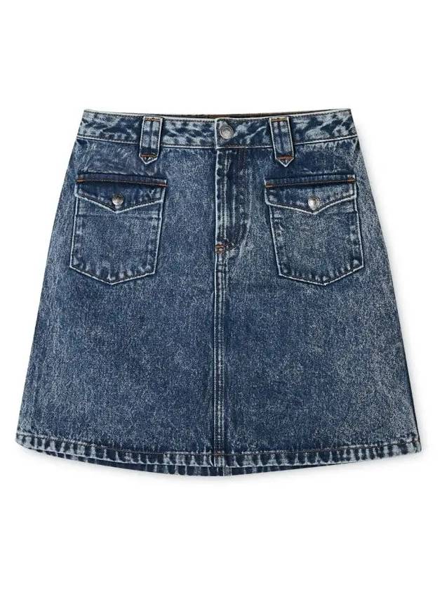 Women's Manu H-Line Skirt Blue - A.P.C. - BALAAN 2