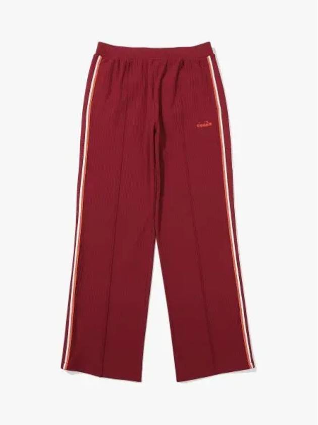 Diadora Montello Steady Jersey Pants Women BURGUNDY - DIADORA - BALAAN 1