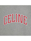 Logo Print Sweatshirt Grey - CELINE - BALAAN 5