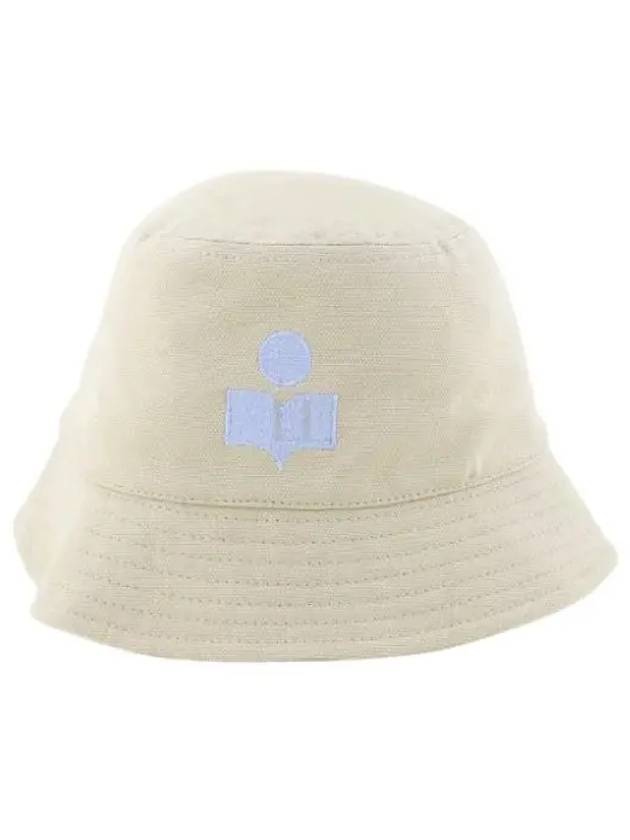 Haley Embroidered Logo Bucket Hat Ivory - ISABEL MARANT - BALAAN 2