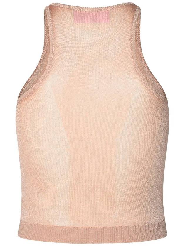 Chiara Ferragni Pink Viscose Blend Tank Top - CHIARA FERRAGNI - BALAAN 3