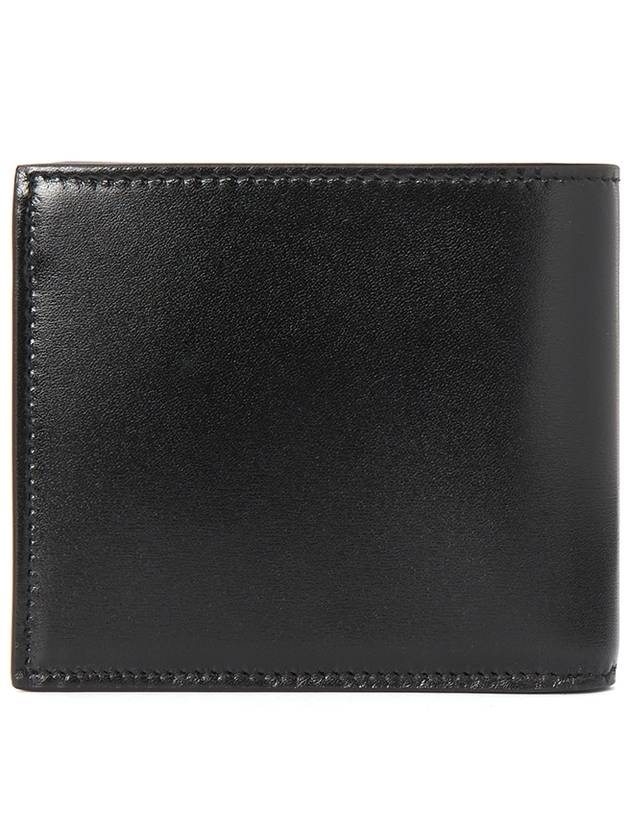 Cassandre East West Monogram Smooth Leather Wallet Black - SAINT LAURENT - BALAAN 3