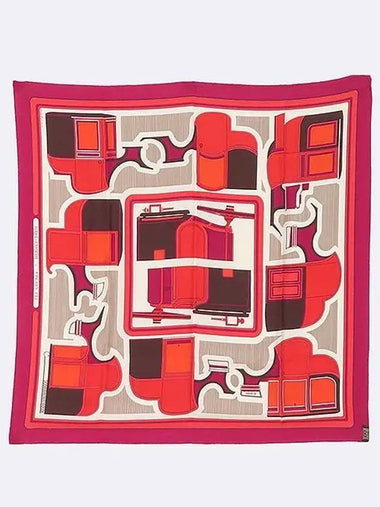 Multi color 100 silk scarf - HERMES - BALAAN 1