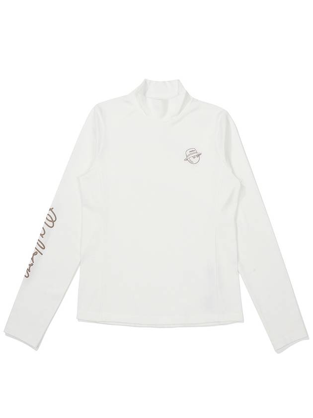 Mockneck base layer IVORY WOMAN - MALBON GOLF - BALAAN 1