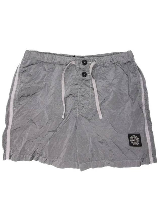 Swimming Nylon Trunk Shorts Grey - STONE ISLAND - BALAAN 2