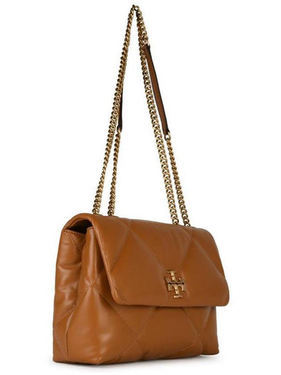 Tory Burch 'Kira' Brown Leather Crossbody Bag - TORY BURCH - BALAAN 2