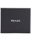 Triangle Logo Saffiano Card Wallet Caramel - PRADA - BALAAN 8