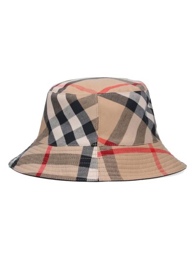 Vintage Check Reversible Bucket Hat Black - BURBERRY - BALAAN 3