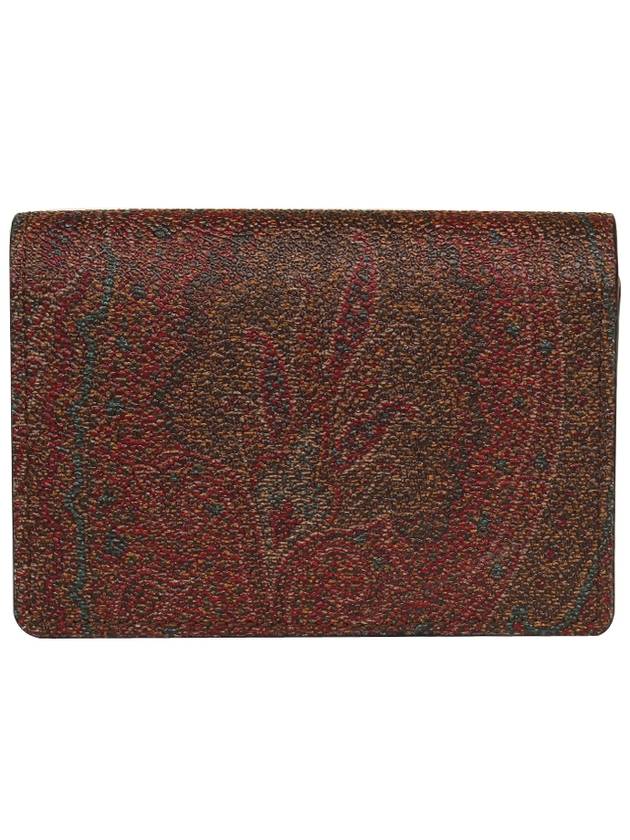 Paisley Card Wallet Brown - ETRO - BALAAN 2