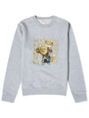 Fox Champion Regular Sweatshirt Grey - MAISON KITSUNE - BALAAN 2