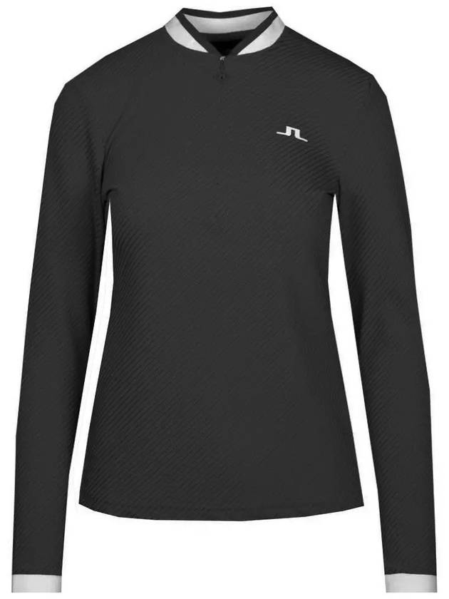 Leonora Mid Layer Long Sleeve T-Shirt Black - J.LINDEBERG - BALAAN 2