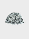 Floral Summer Rose Beanie Black - USITE - BALAAN 3