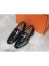 Same day delivery Paris loafer black silver H201199Z 36 5 size - HERMES - BALAAN 3