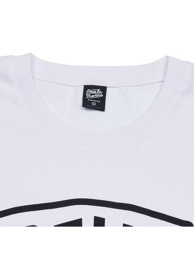 Shield Logo Print Cotton Short Sleeve T-Shirt White - DEUS EX MACHINA - BALAAN 5