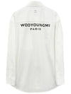 Cotton Back Logo Shirt White W243SH07811W - WOOYOUNGMI - BALAAN 3