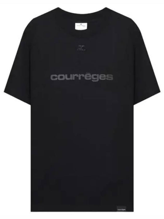 Courr ges Cotton Logo T Shirt Short Sleeve Men s Tee - COURREGES - BALAAN 1