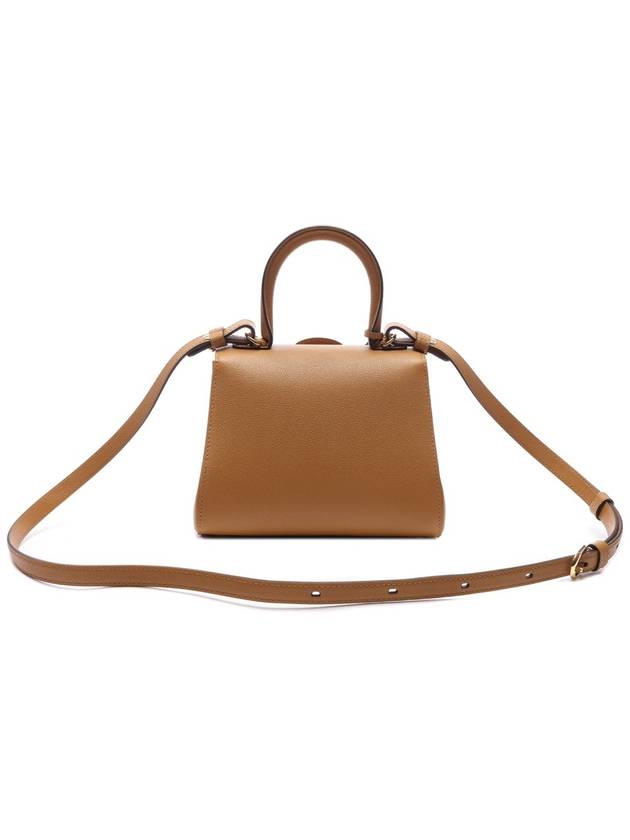 Brillant Rodeo Calf Vegetal Small Tote Bag Brown - DELVAUX - BALAAN 5