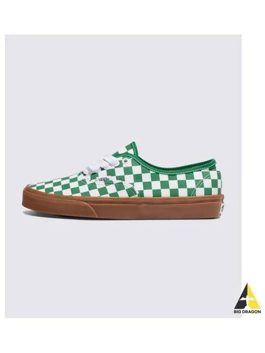 Authentic Fat Lace Checker Green VN000CRTCX21 - VANS - BALAAN 1