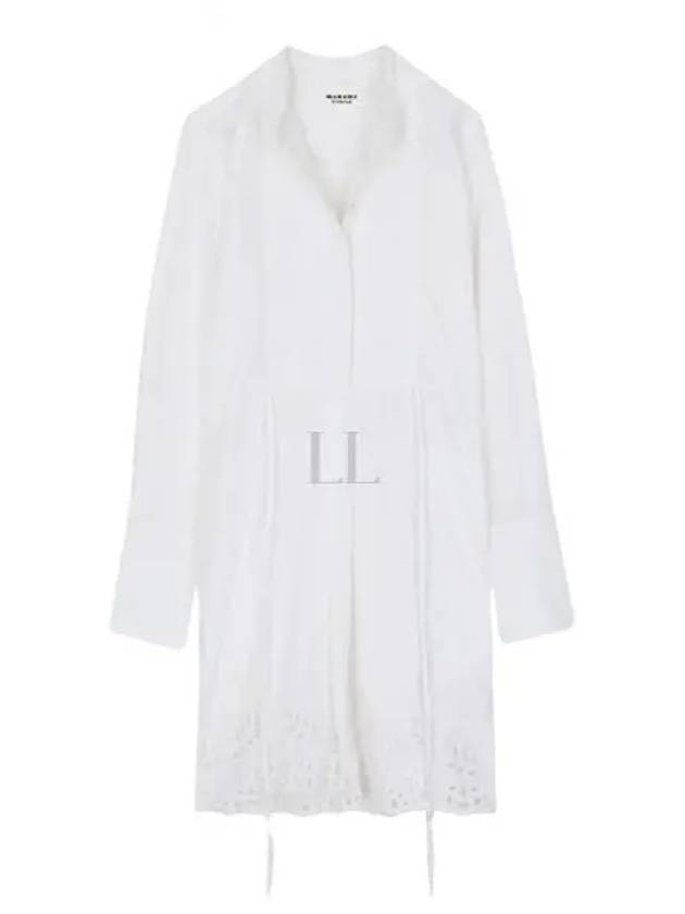 Rehana Cotton Short Dress White - ISABEL MARANT - BALAAN 2