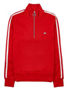 Track Quarter Zipper Sweatshirt Red - AMI - BALAAN 2