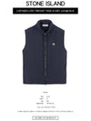 Logo Patch Softshell Vest Navy - STONE ISLAND - BALAAN 3