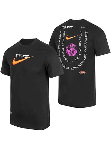 Genuine Dry fit basketball t shirt FV8413 010 - NIKE - BALAAN 1