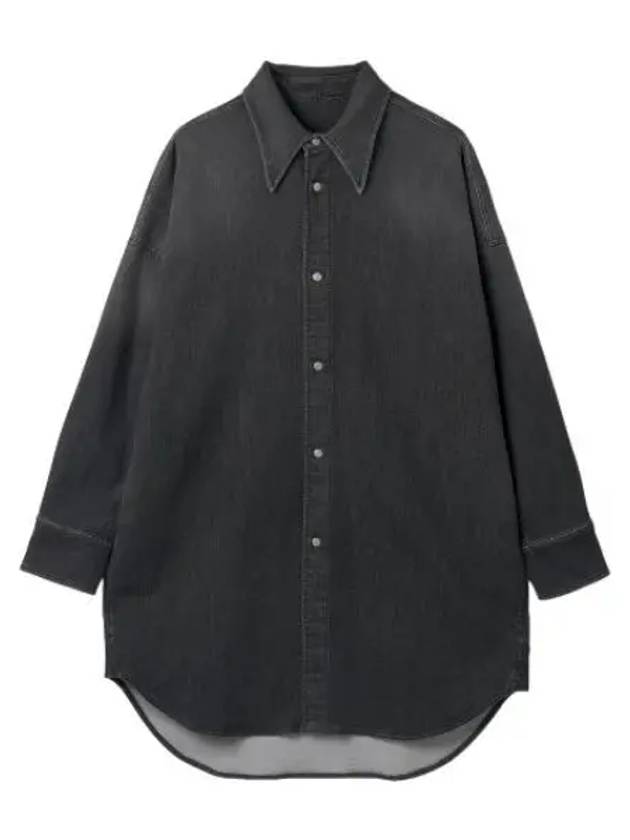 MM6 denim shirt black - MAISON MARGIELA - BALAAN 1