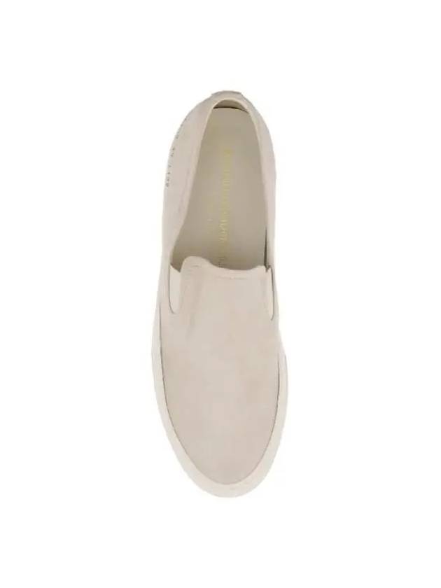 Women's Suede Slip-On Beige - COMMON PROJECTS - BALAAN 3