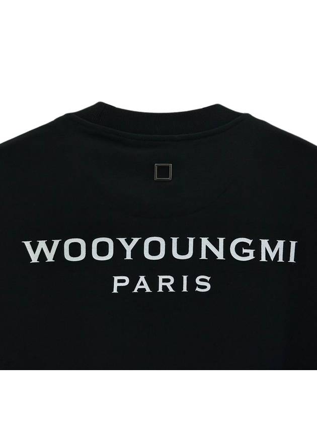 Back Logo Sweatshirt Black - WOOYOUNGMI - BALAAN 5