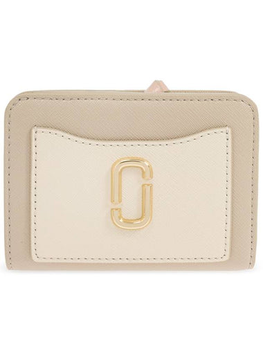 Marc Jacobs Leather Wallet 'Snapshot', Women's, Beige - MARC JACOBS - BALAAN 1