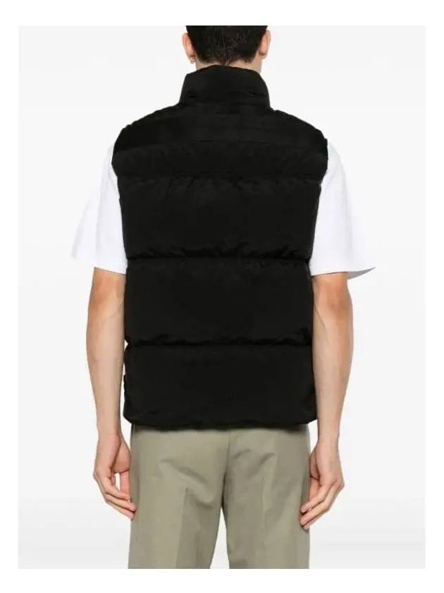 High Neck Padded Vest Black - STONE ISLAND - BALAAN 4