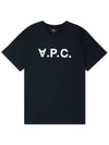 Standard Grand VPC Short Sleeve T-Shirt Navy - A.P.C. - BALAAN 4