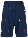 All Over Pony Embroidery Logo Swim Shorts Navy - POLO RALPH LAUREN - BALAAN 4