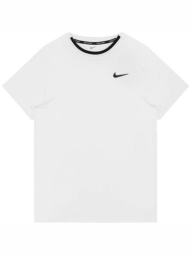 Court Advantage Dri Fit Tennis Short Sleeve T-Shirt White - NIKE - BALAAN 1