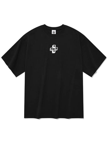 Cube short sleeve t-shirt black - RADINEO - BALAAN 1