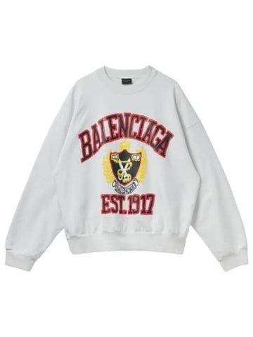 University logo sweatshirt white t shirt - BALENCIAGA - BALAAN 1