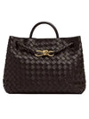 BOTTEGA VENETA Women's Andiamo Medium Shoulder Bag Fonda 766016 VCPP1 2272 - BOTTEGA VENETA - BALAAN